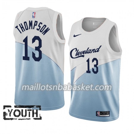 Maillot Enfant Cleveland Cavaliers Tristan Thompson 13 2018-19 Nike Bleu Blanc Swingman